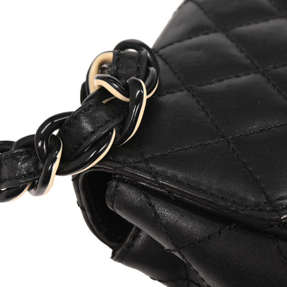 Chanel Black Lambskin Shoulder Bag