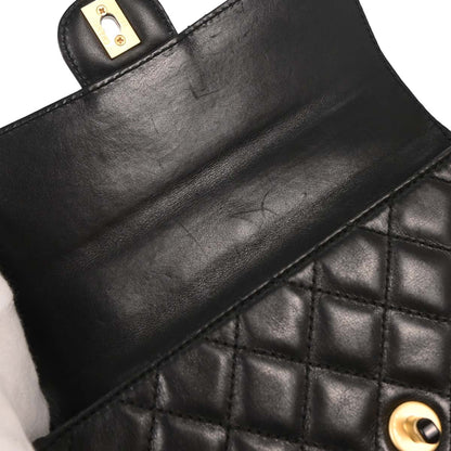 Chanel Black Lambskin Shoulder Bag