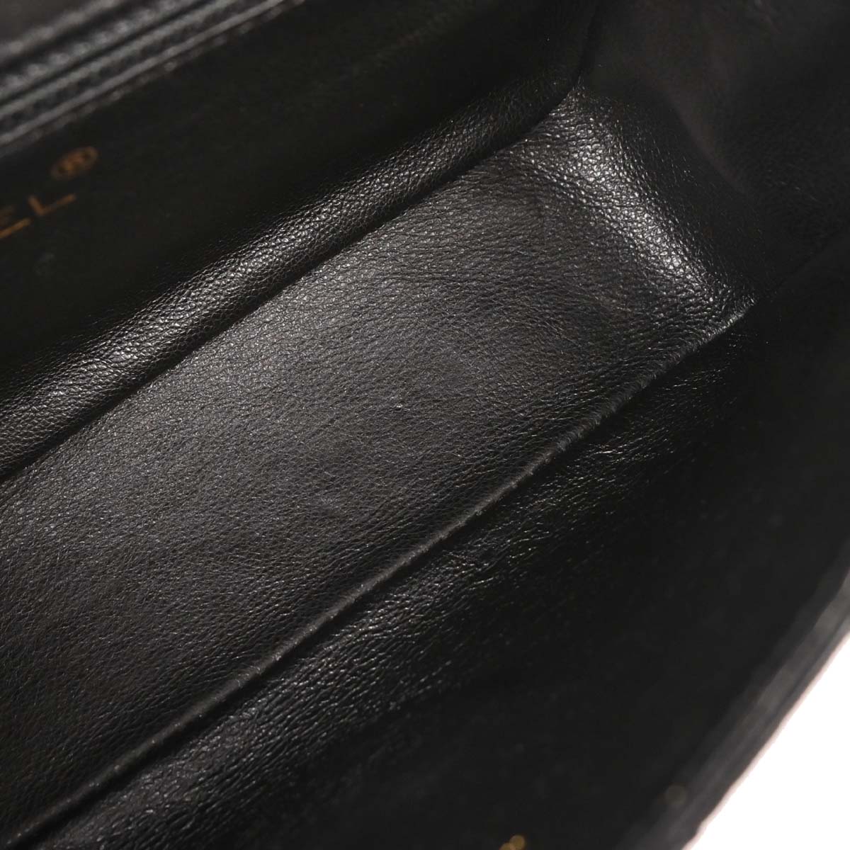 Chanel Black Lambskin Shoulder Bag