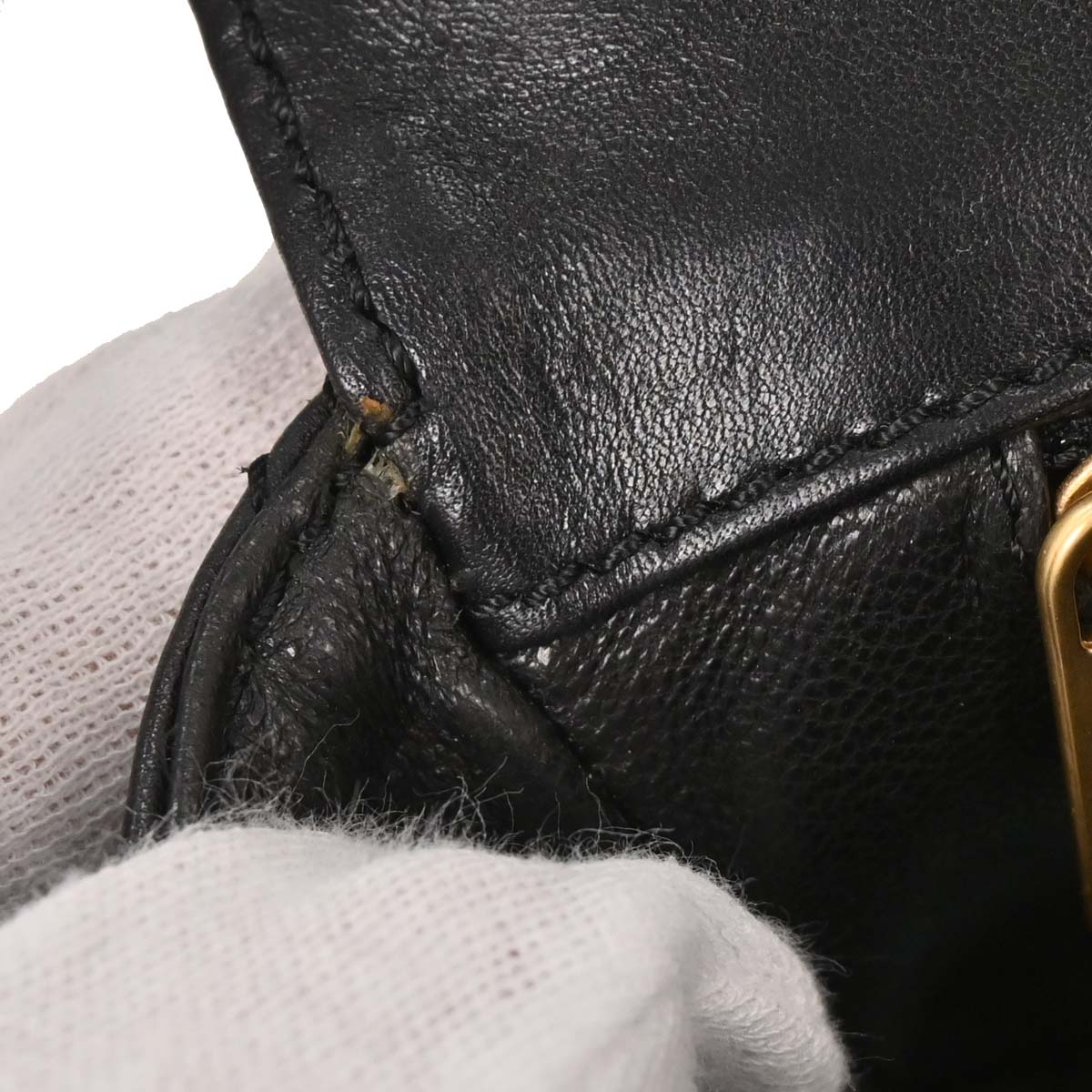 Chanel Black Lambskin Shoulder Bag