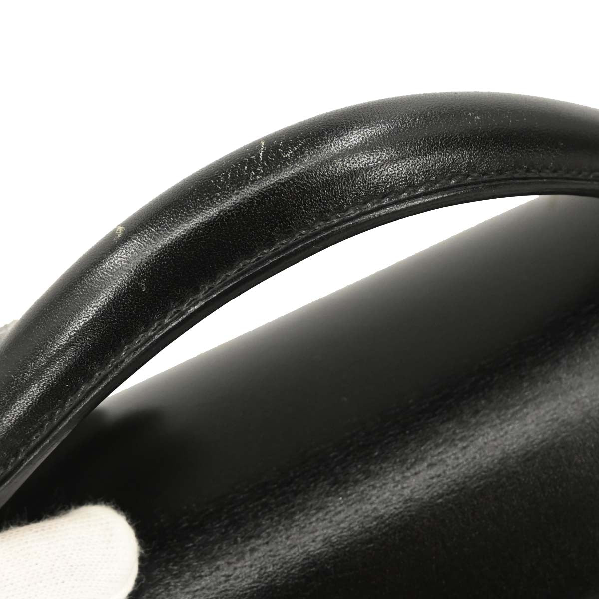 Hermes Black Box Calf Kelly Depeches 38 Briefcase