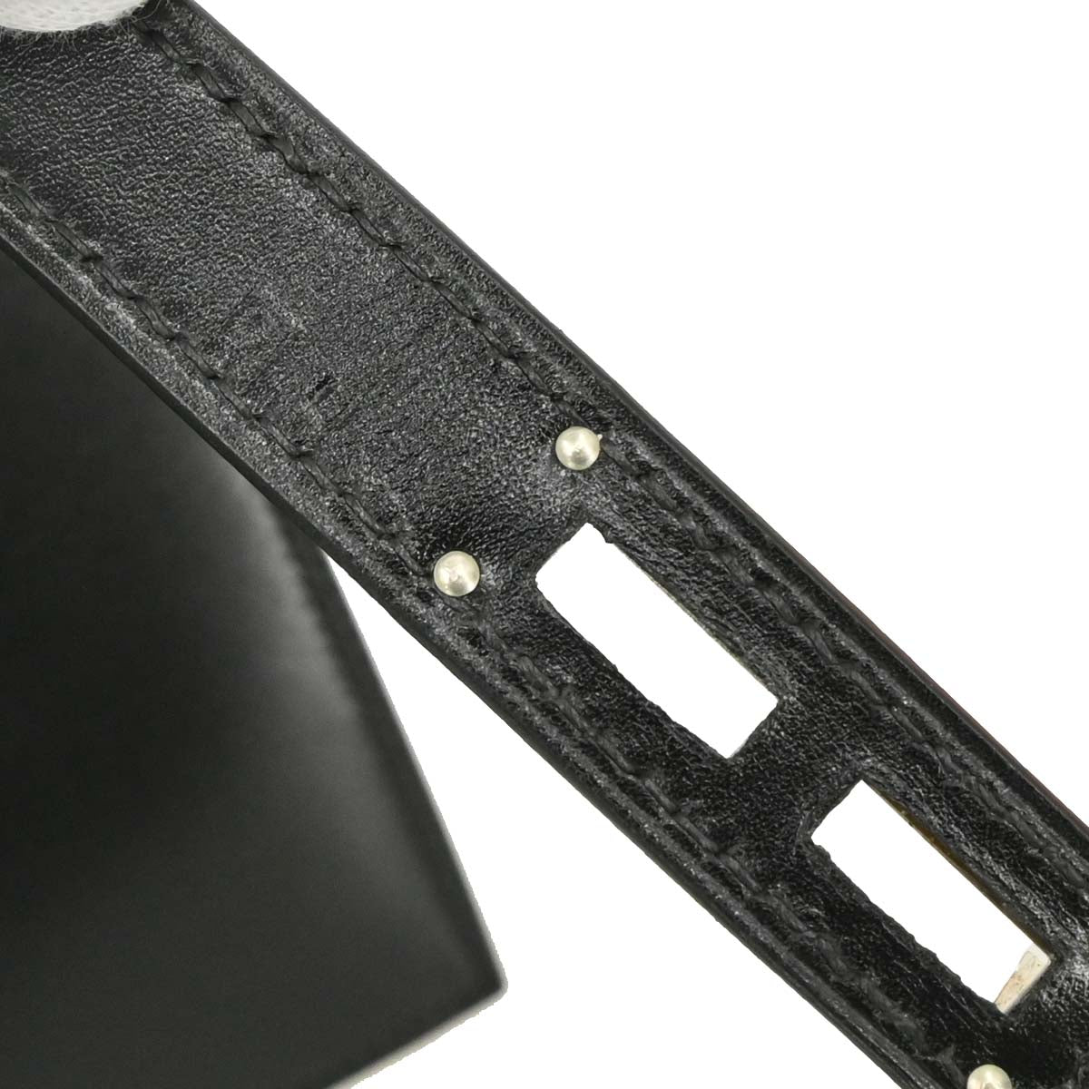 Hermes Black Box Calf Kelly Depeches 38 Briefcase