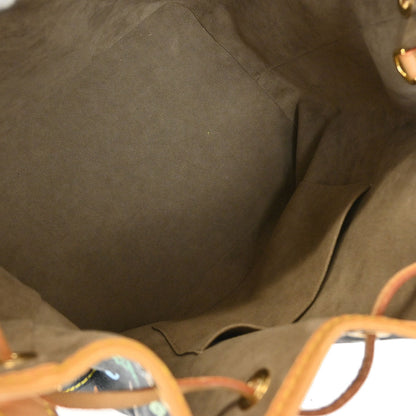 Louis Vuitton Black Monogram Multicolor Petite Noe Handbag M42230