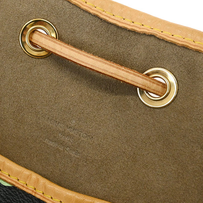 Louis Vuitton Black Monogram Multicolor Petite Noe Handbag M42230