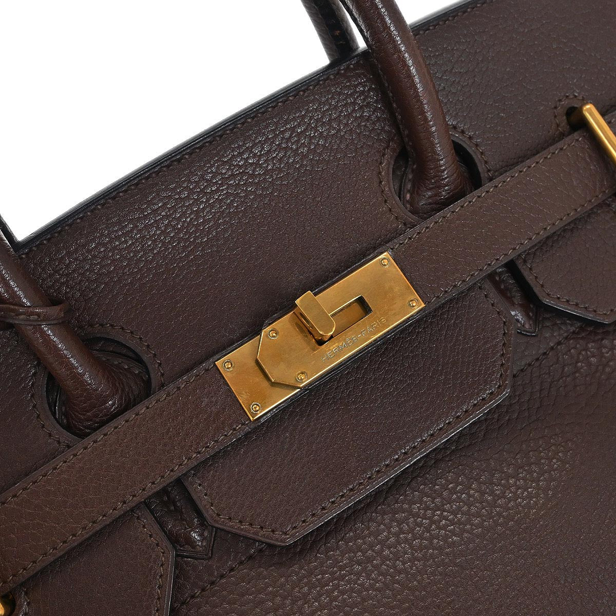 Hermes Havane Ardennes Haut a Courroies 40 Handbag