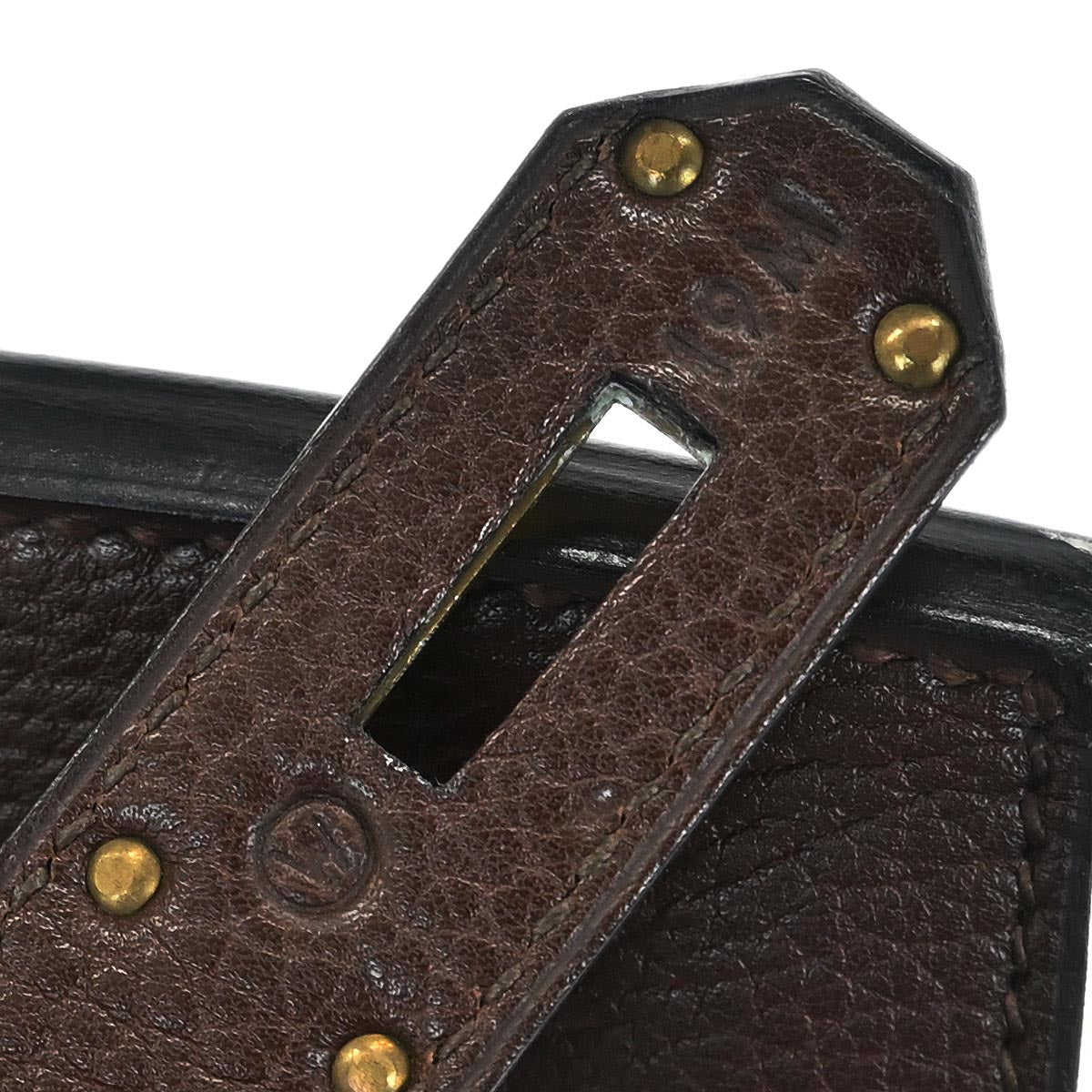 Hermes Havane Ardennes Haut a Courroies 40 Handbag