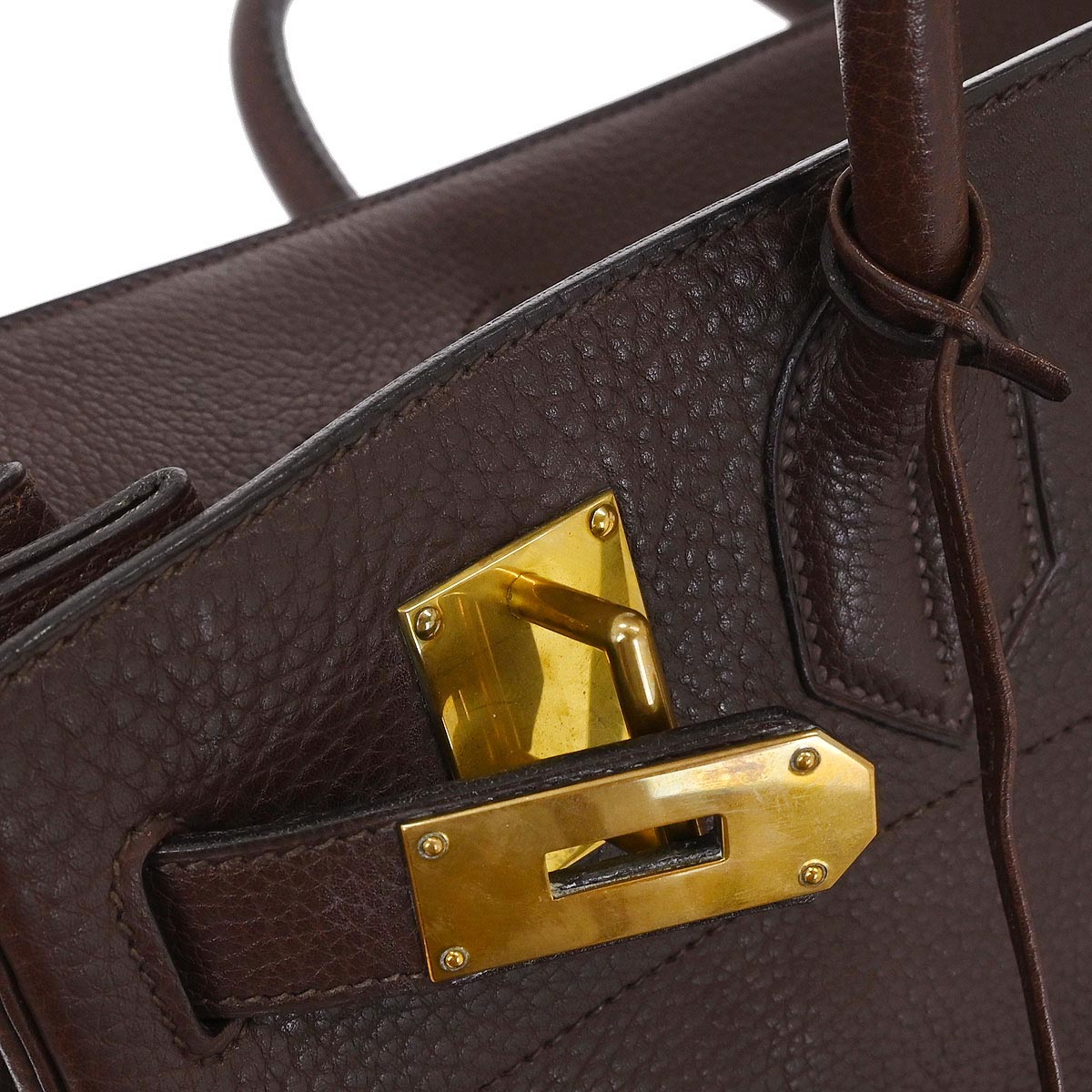 Hermes Havane Ardennes Haut a Courroies 40 Handbag