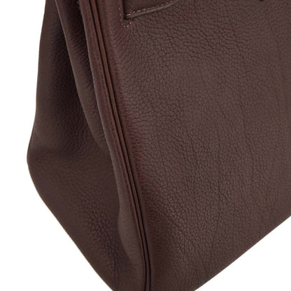 Hermes Havane Fjord Haut a Courroies 32 Handbag