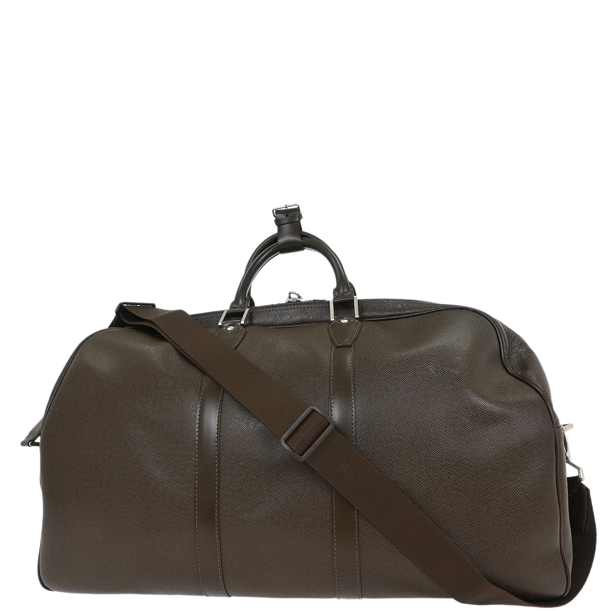 Louis Vuitton Brown Taiga Kendall GM Duffle 2way Shoulder Handbag M30118