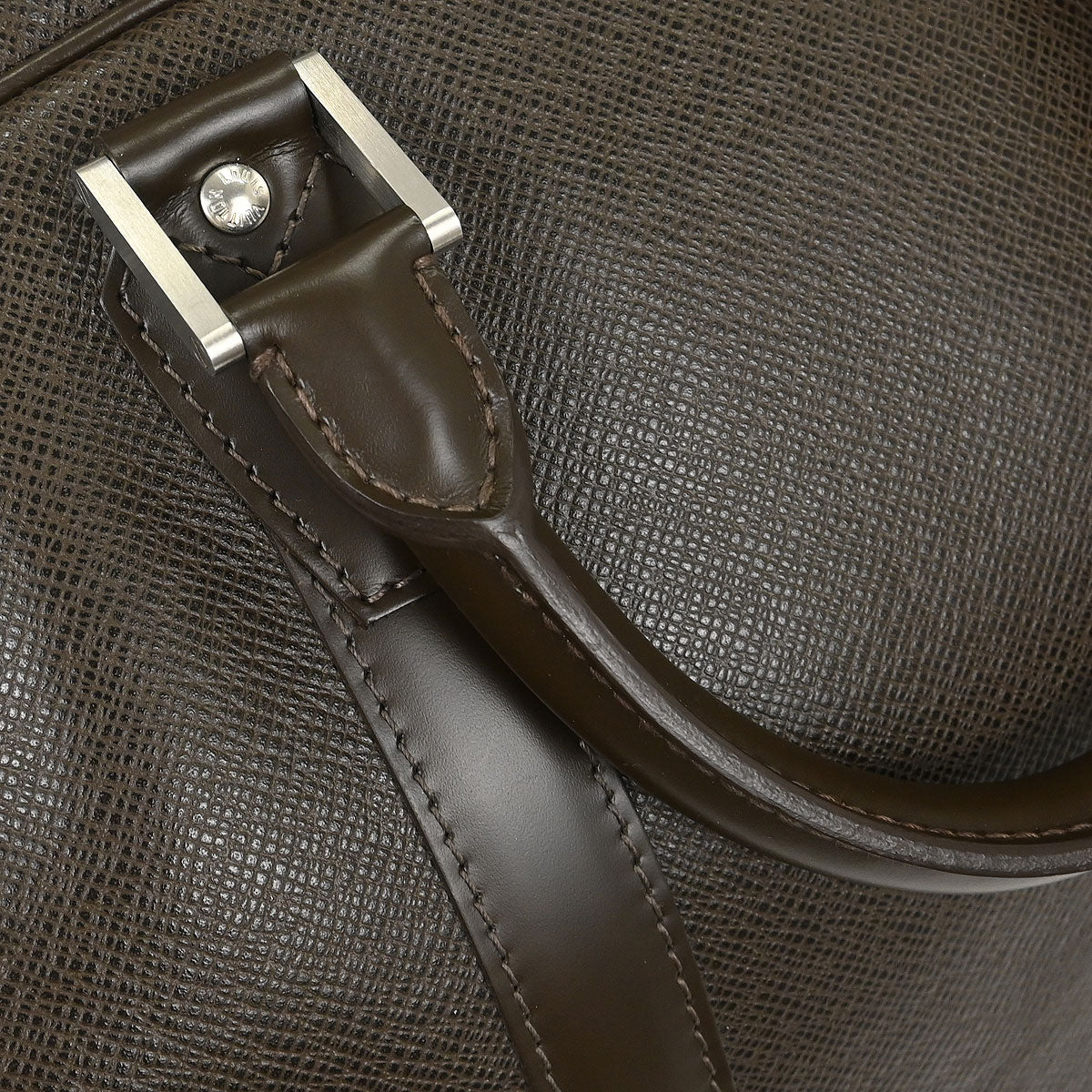 Louis Vuitton Brown Taiga Kendall GM Duffle 2way Shoulder Handbag M30118