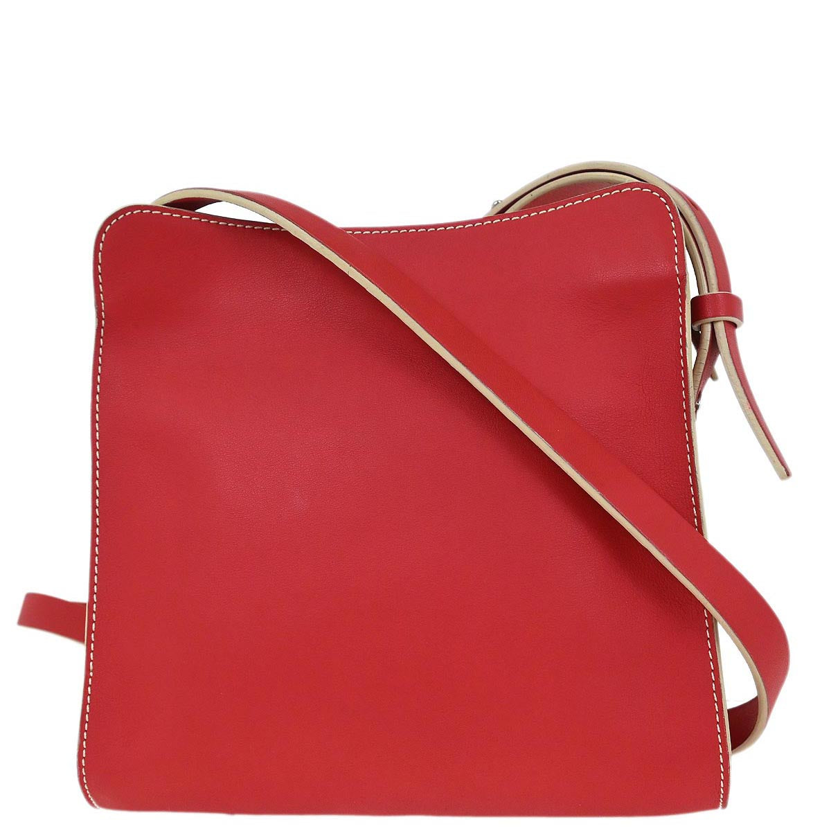 Loewe Red Leather Shoulder Bag