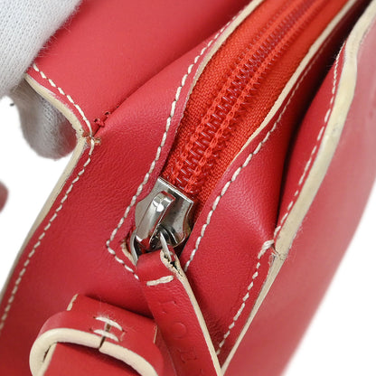 Loewe Red Leather Shoulder Bag