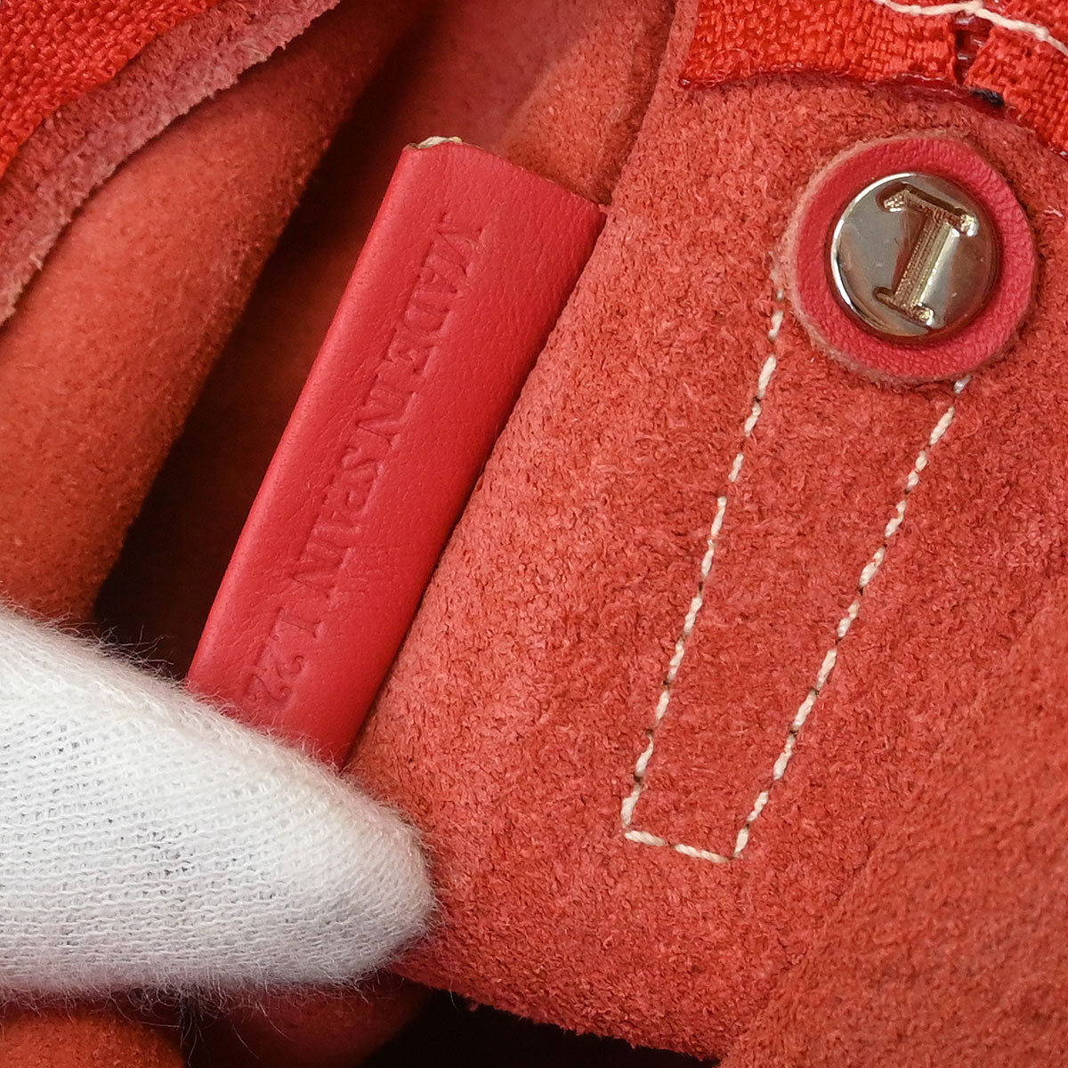 Loewe Red Leather Shoulder Bag