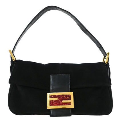 Fendi 2000 Suede Baguette Handbag