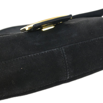 Fendi 2000 Suede Baguette Handbag