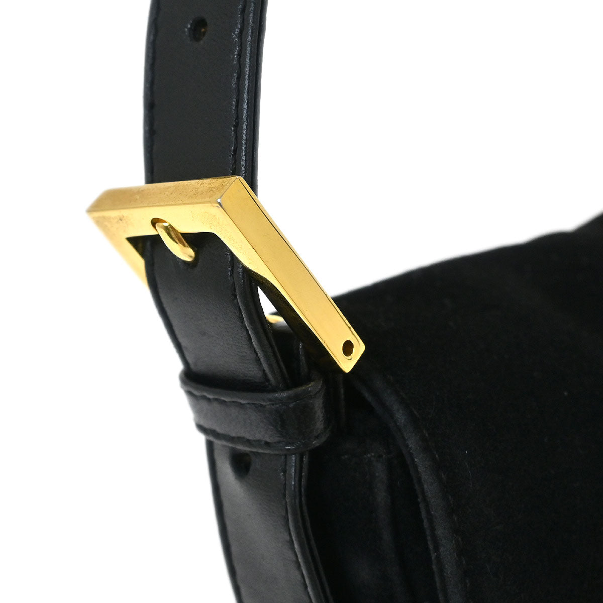 Fendi 2000 Suede Baguette Handbag