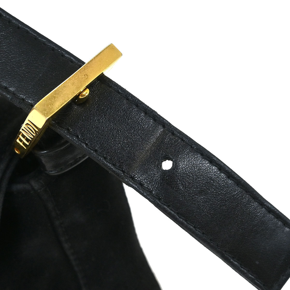 Fendi 2000 Suede Baguette Handbag