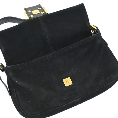 Fendi 2000 Suede Baguette Handbag