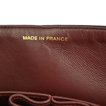 Chanel 1997-1999 Black Lambskin Medium Classic Double Flap Shoulder Bag