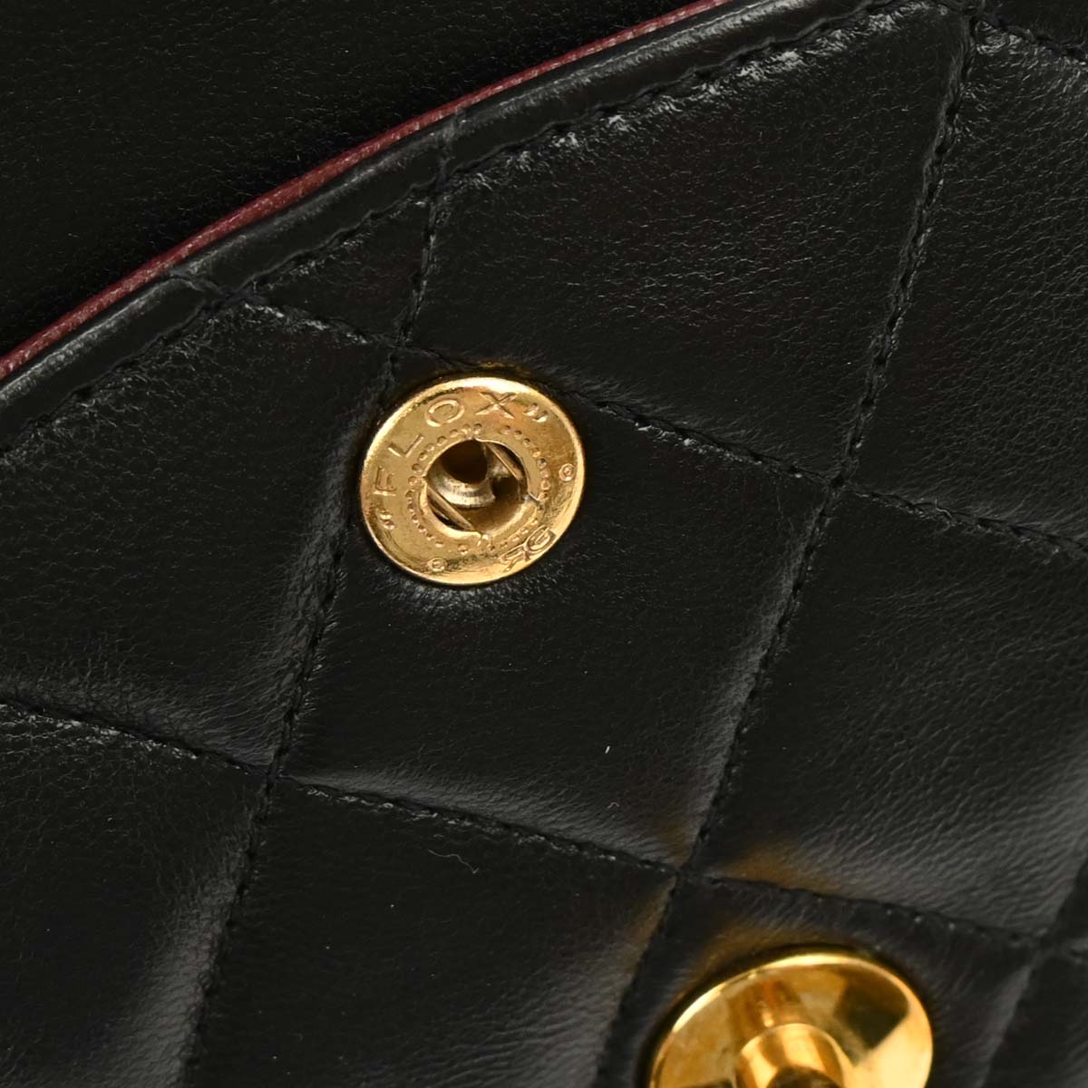 Chanel 1994-1996 Black Lambskin Medium Classic Double Flap Shoulder Bag