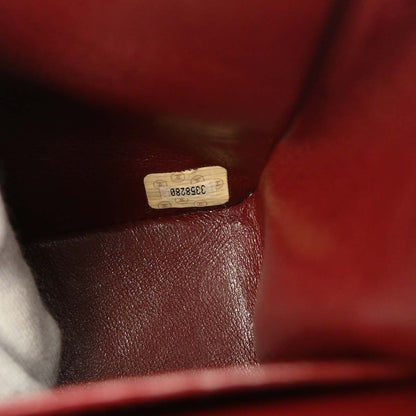 Chanel 1994-1996 Black Lambskin Medium Classic Double Flap Shoulder Bag