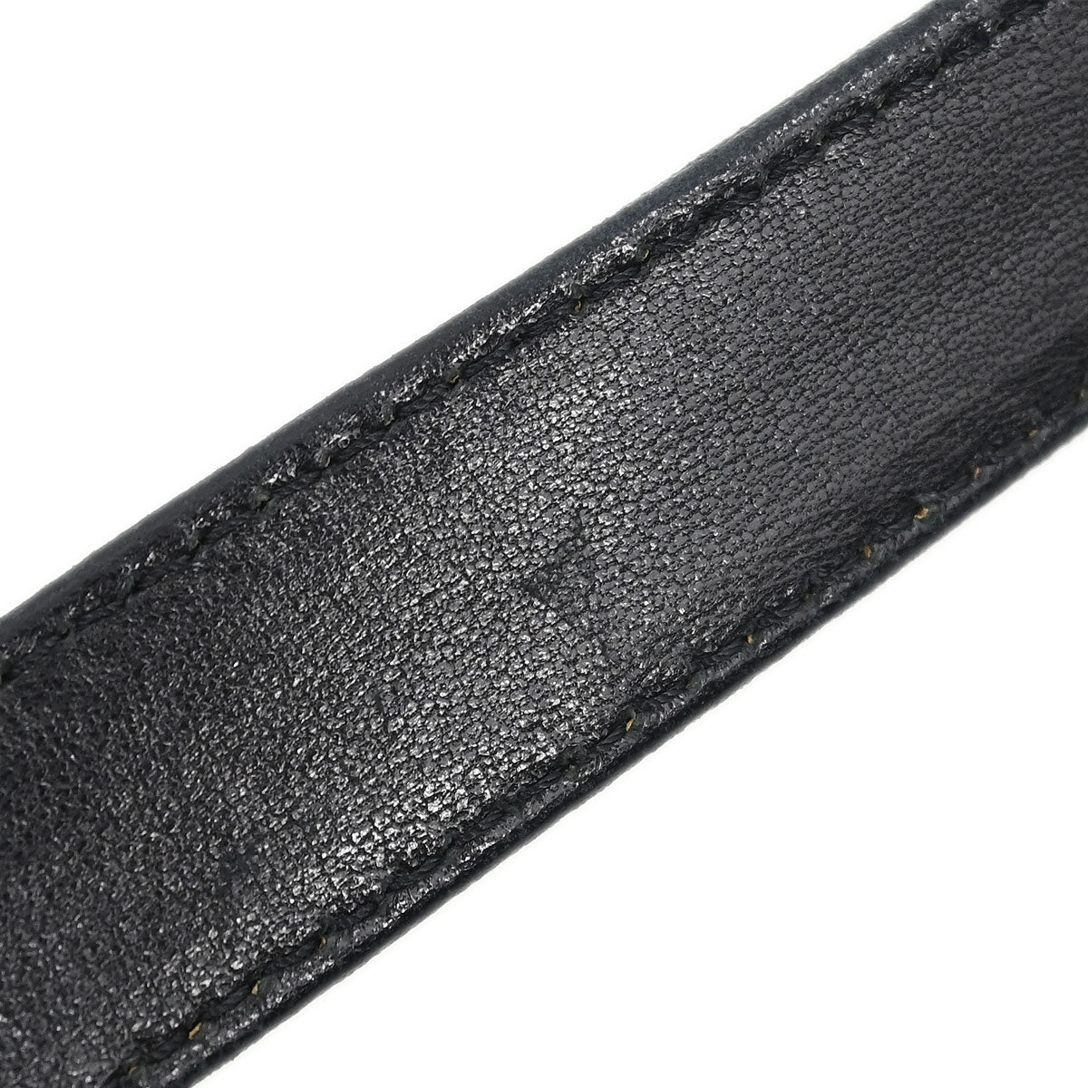 Fendi Black Leather Baguette Handbag