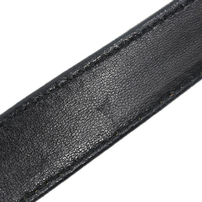 Fendi Black Leather Baguette Handbag