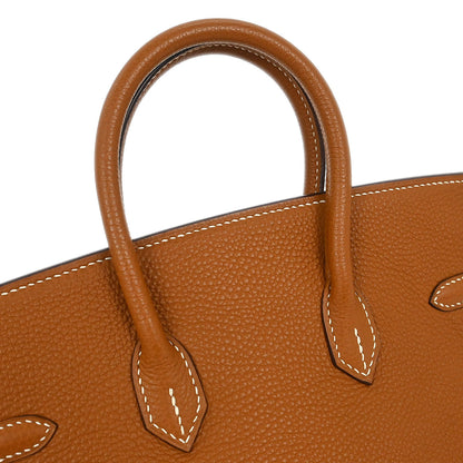 Hermes Gold Togo Birkin 25 Handbag