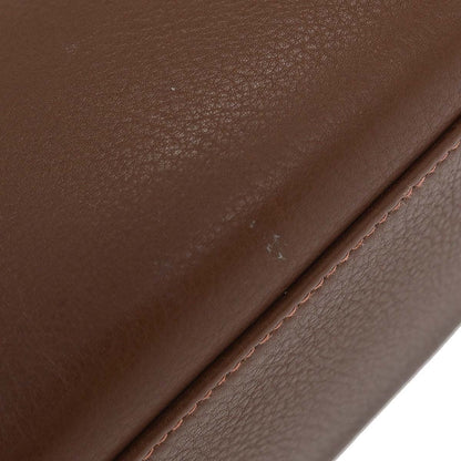 Hermes Marron Fonce Togo Kelly 32 Retourne Handbag