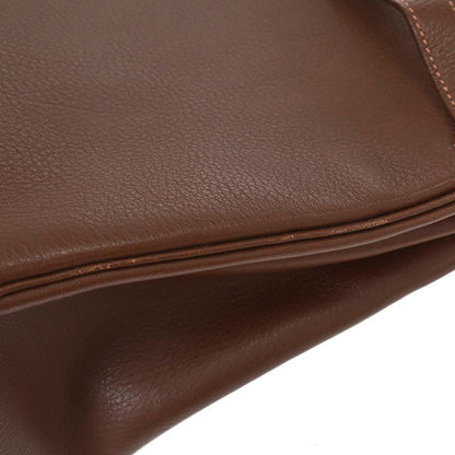 Hermes Marron Fonce Togo Kelly 32 Retourne Handbag