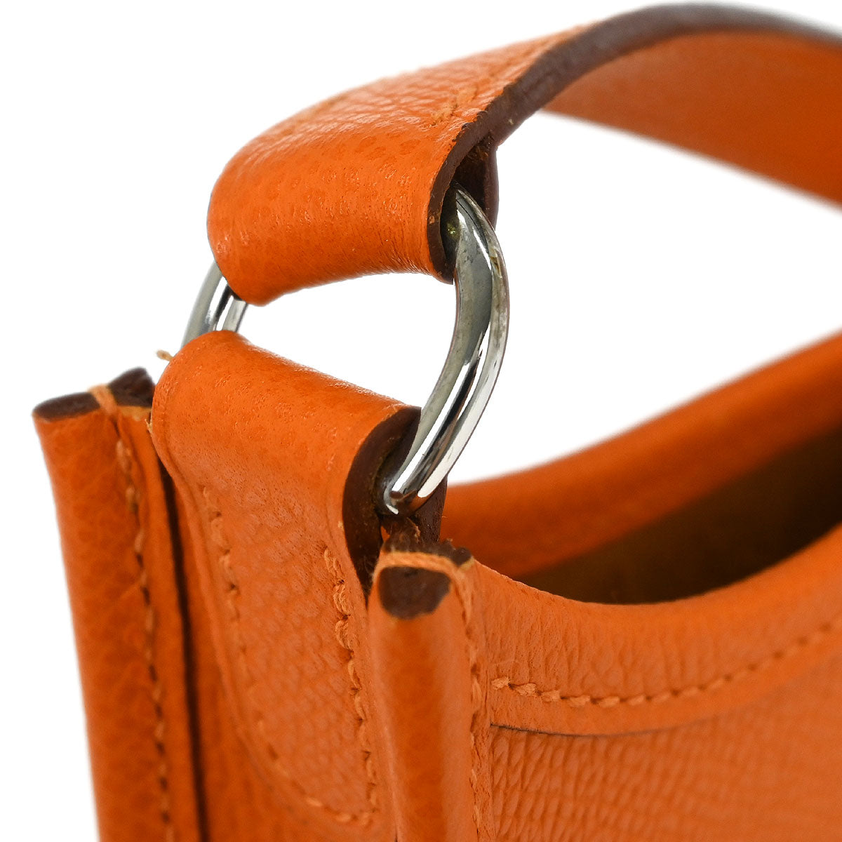 Hermes Orange Epsom Evelyne TPM Shoulder Bag