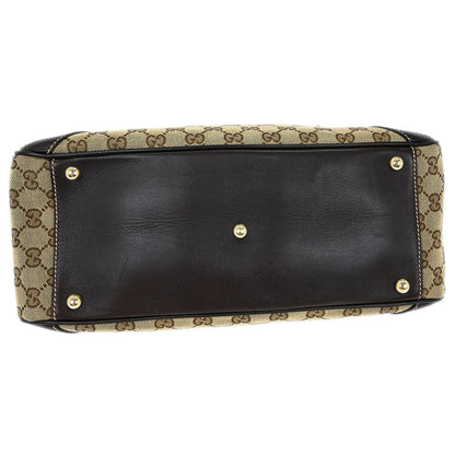 Gucci Brown Bamboo Horsebit Handbag