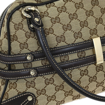 Gucci Brown Bamboo Horsebit Handbag