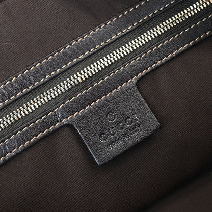 Gucci Brown Bamboo Horsebit Handbag