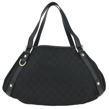 Gucci Black GG Abbey D Ring Tote Bag