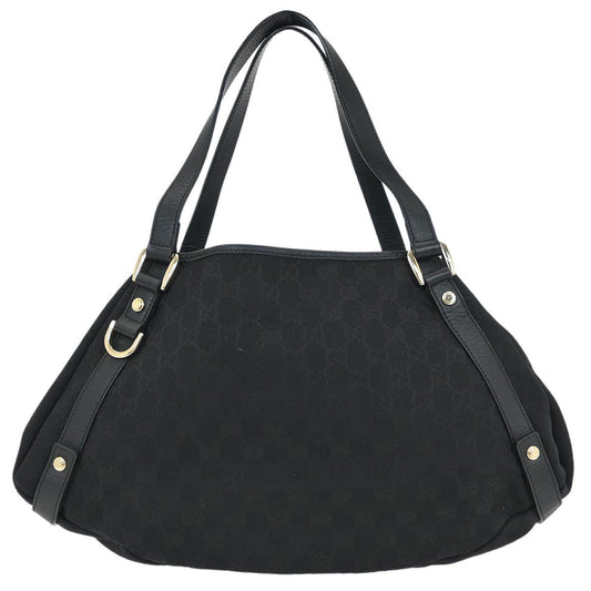 Gucci Black GG Abbey D Ring Tote Bag