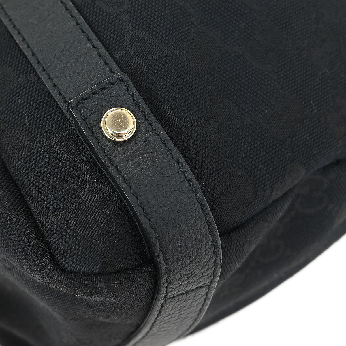 Gucci Black GG Abbey D Ring Tote Bag