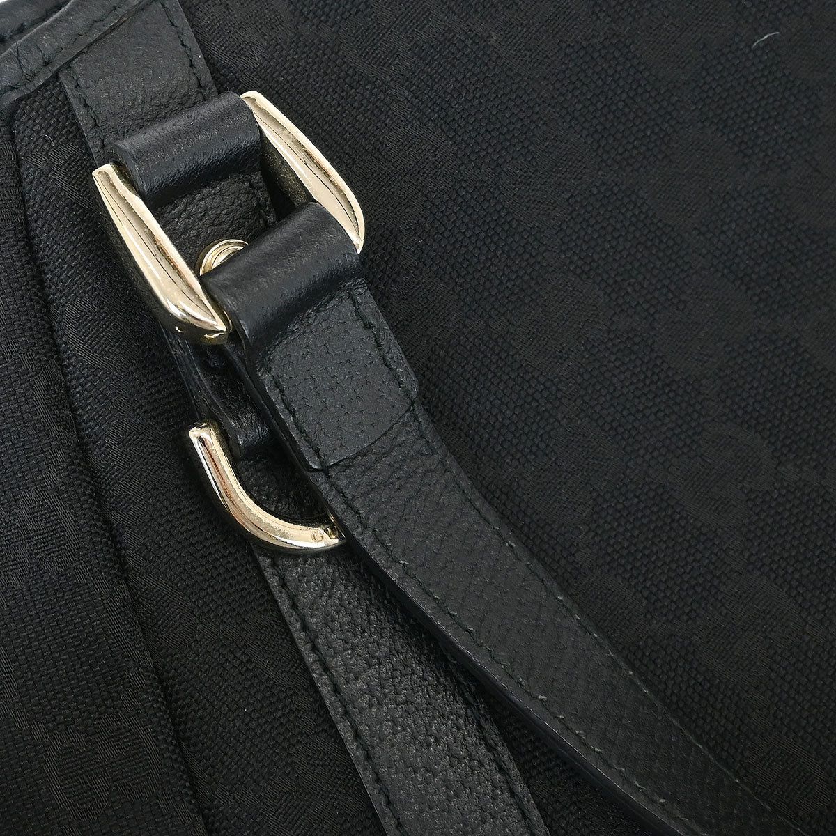 Gucci Black GG Abbey D Ring Tote Bag