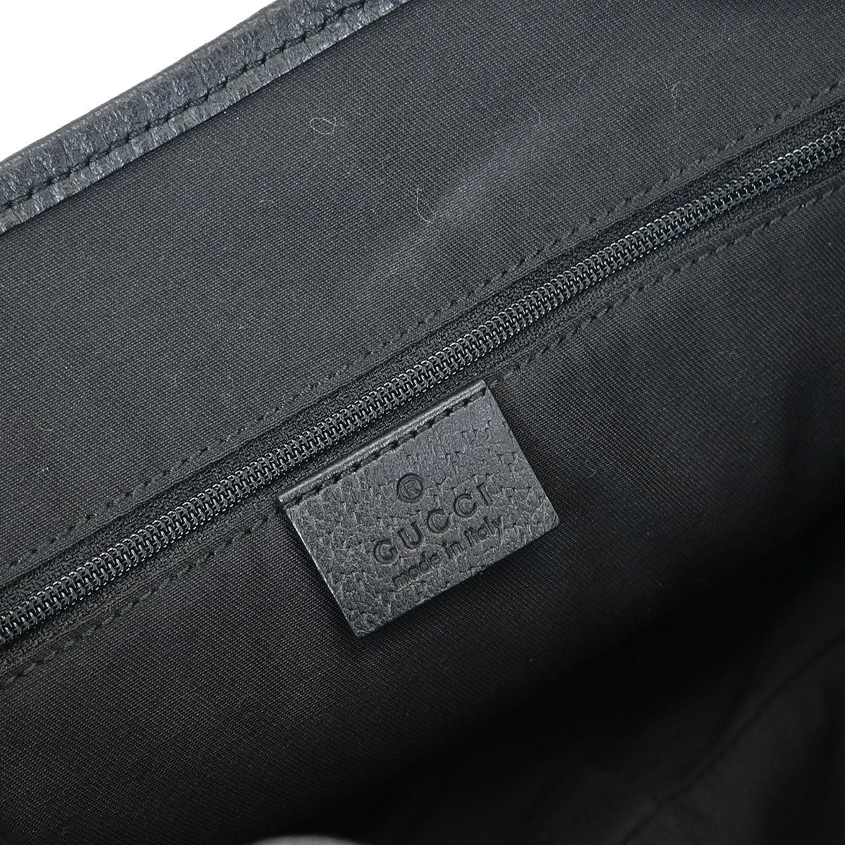 Gucci Black GG Abbey D Ring Tote Bag