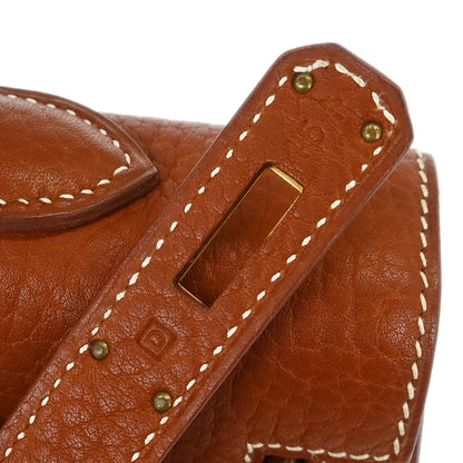 Hermes Brique Togo Kelly 35 Sellier 2way Shoulder Handbag