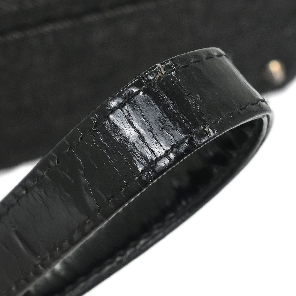 Christian Dior Black Denim Medium Lady Dior Cannage Handbag