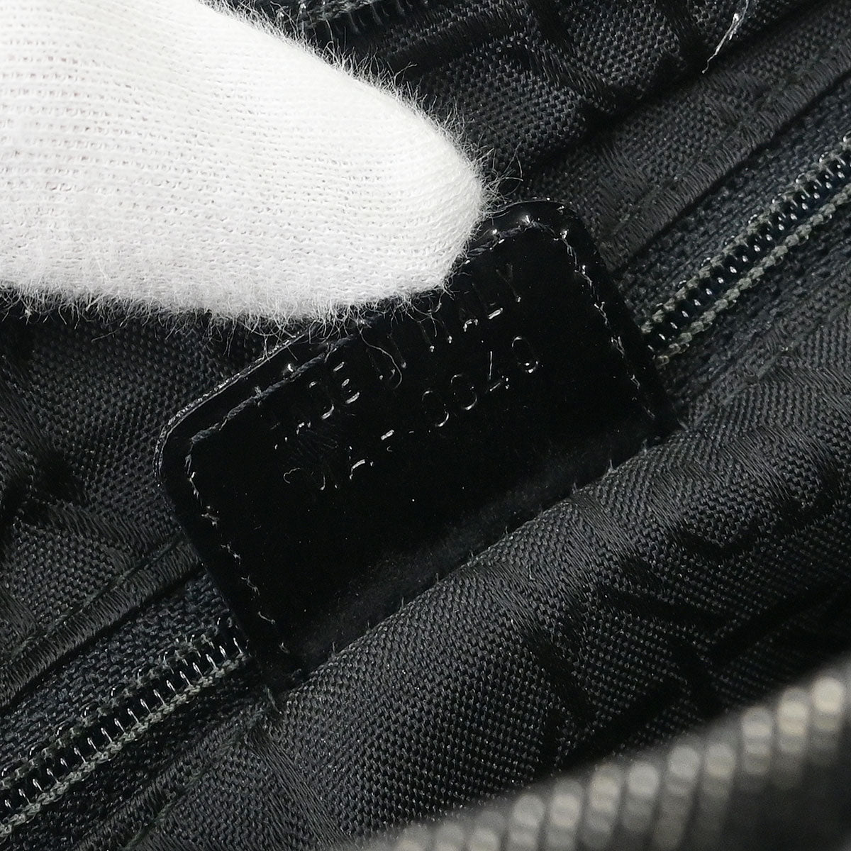 Christian Dior Black Denim Medium Lady Dior Cannage Handbag