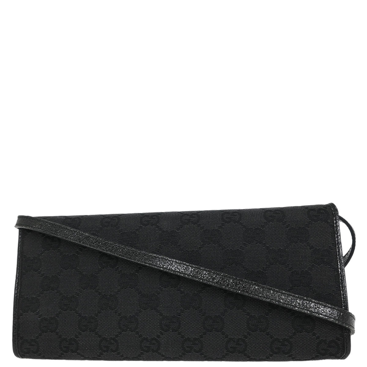 Gucci Black GG Bamboo Shoulder Bag
