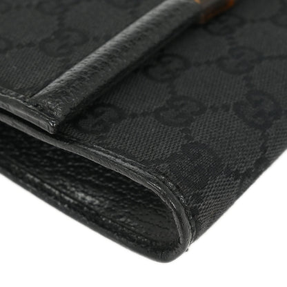 Gucci Black GG Bamboo Shoulder Bag