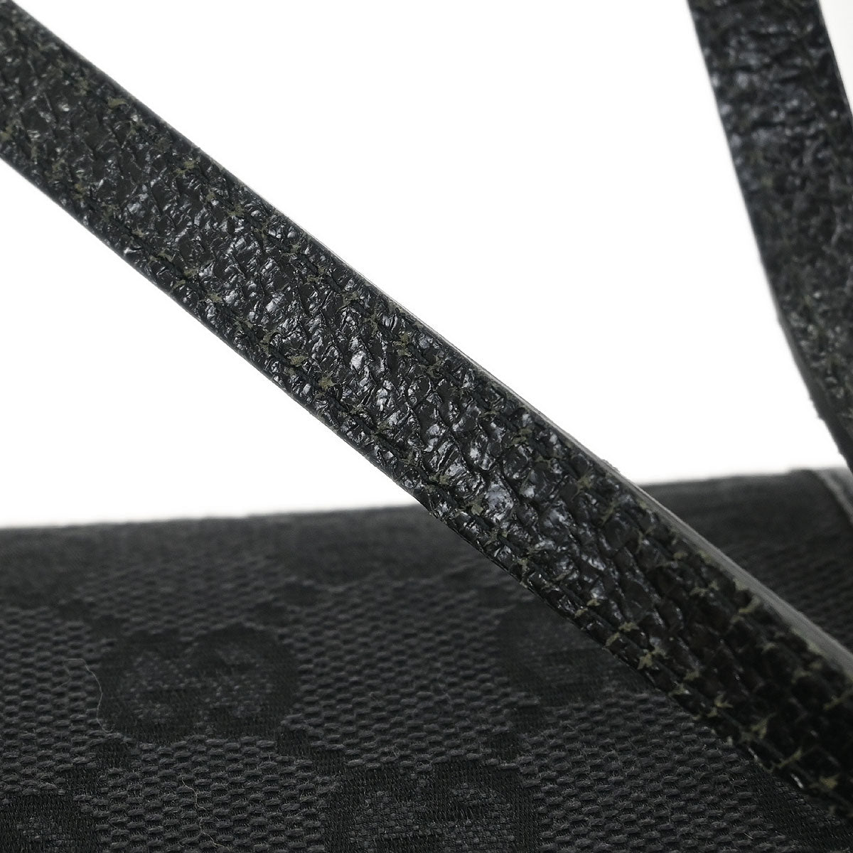 Gucci Black GG Bamboo Shoulder Bag