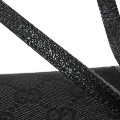 Gucci Black GG Bamboo Shoulder Bag