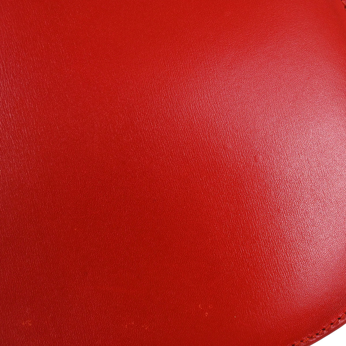 Gucci Red Bamboo 2way Shoulder Handbag