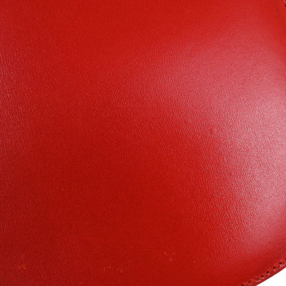 Gucci Red Bamboo 2way Shoulder Handbag