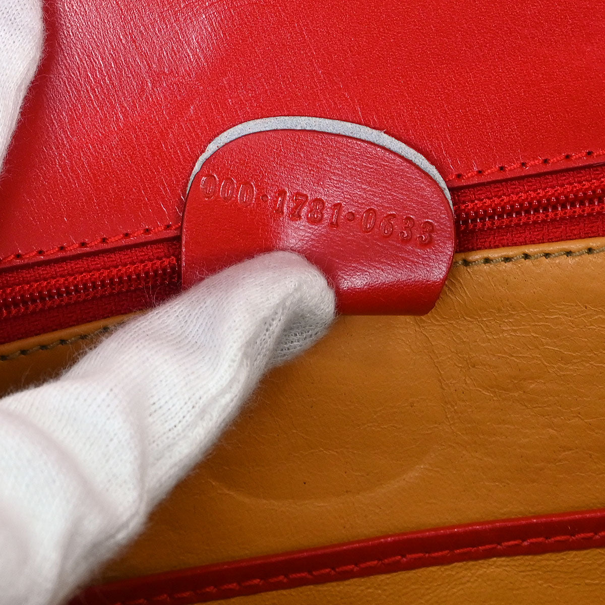 Gucci Red Bamboo 2way Shoulder Handbag