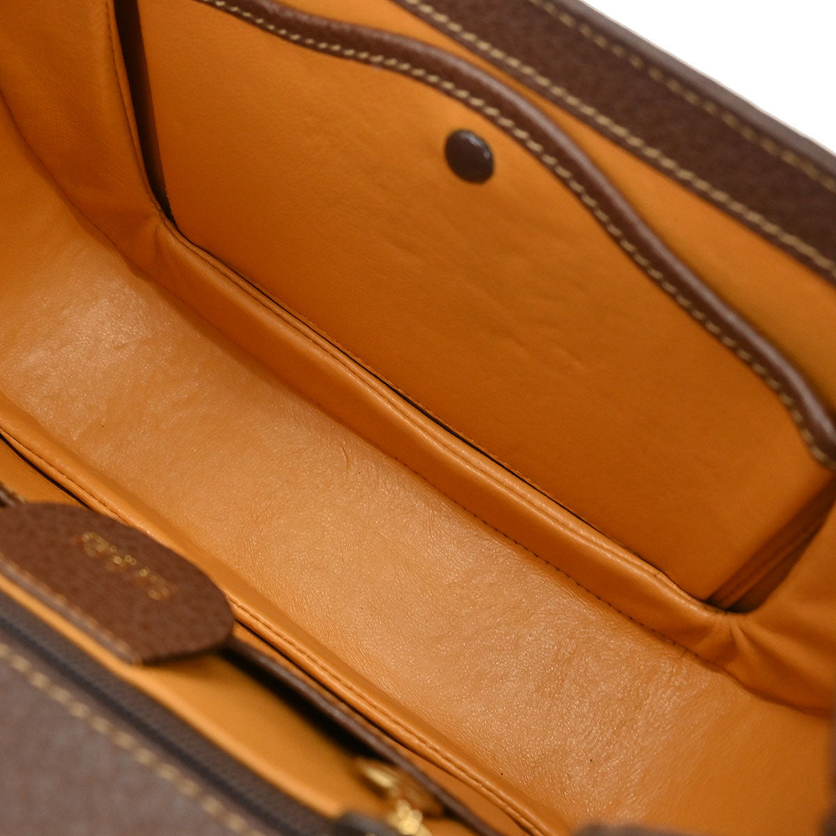 Gucci Brown Pigskin Bamboo 2way Shoulder Handbag